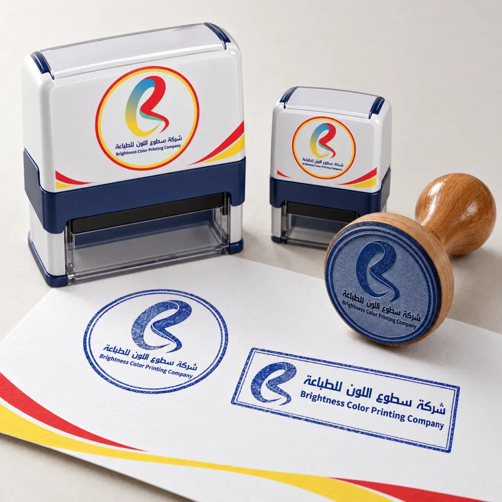 شركة سطوع اللون طباعة اختام شركة سطوع اللون